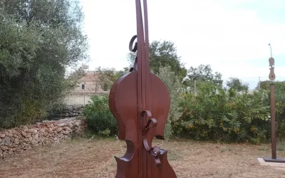 Esculturas contemporáneas en hierro corten creadas en Mallorca