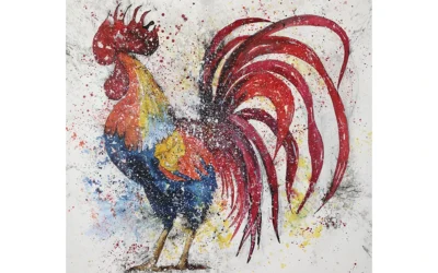 El significado de los cuadros de gallos en el arte contemporáneo