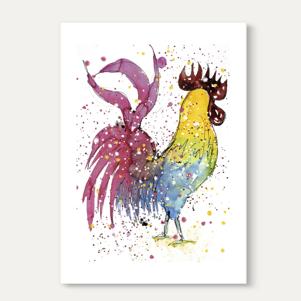 Gall de cua lila · Print A2