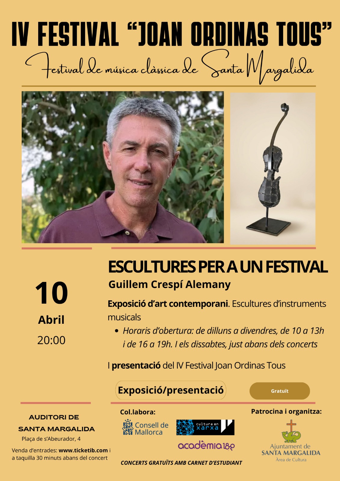 Exposició escultures Festival Joan Ordinas Tous