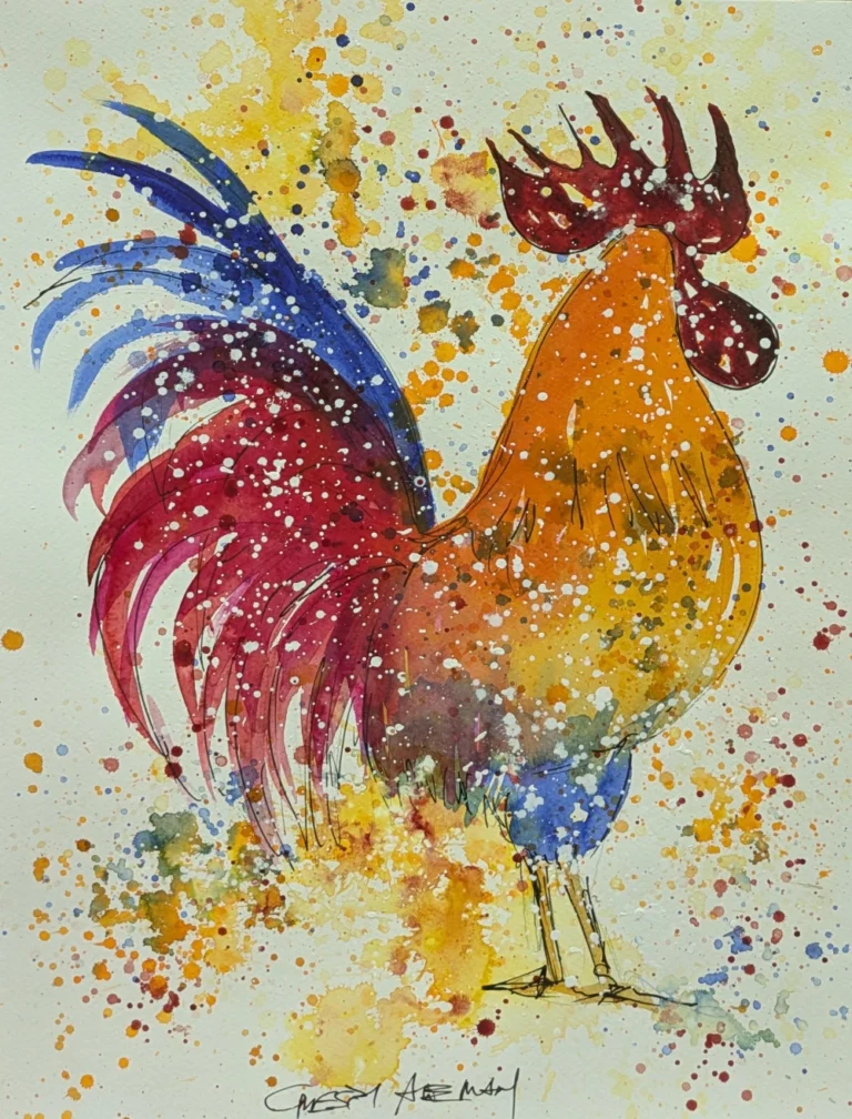 Els galls de Crespí Alemany: color i caràcter en la pintura